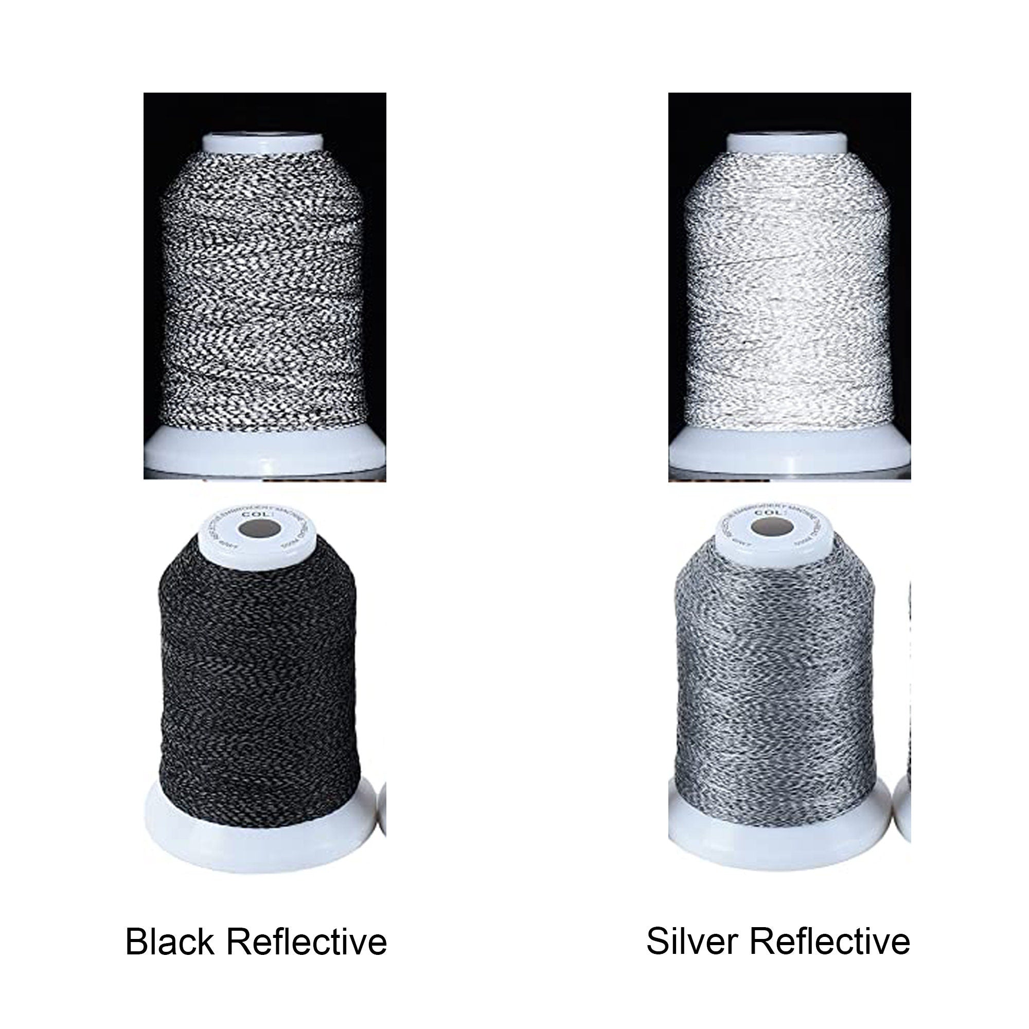 Thread Upgrade, Metallic Thread, Glow in the Dark, Reflective Thread, –  Tasking Through LIfe